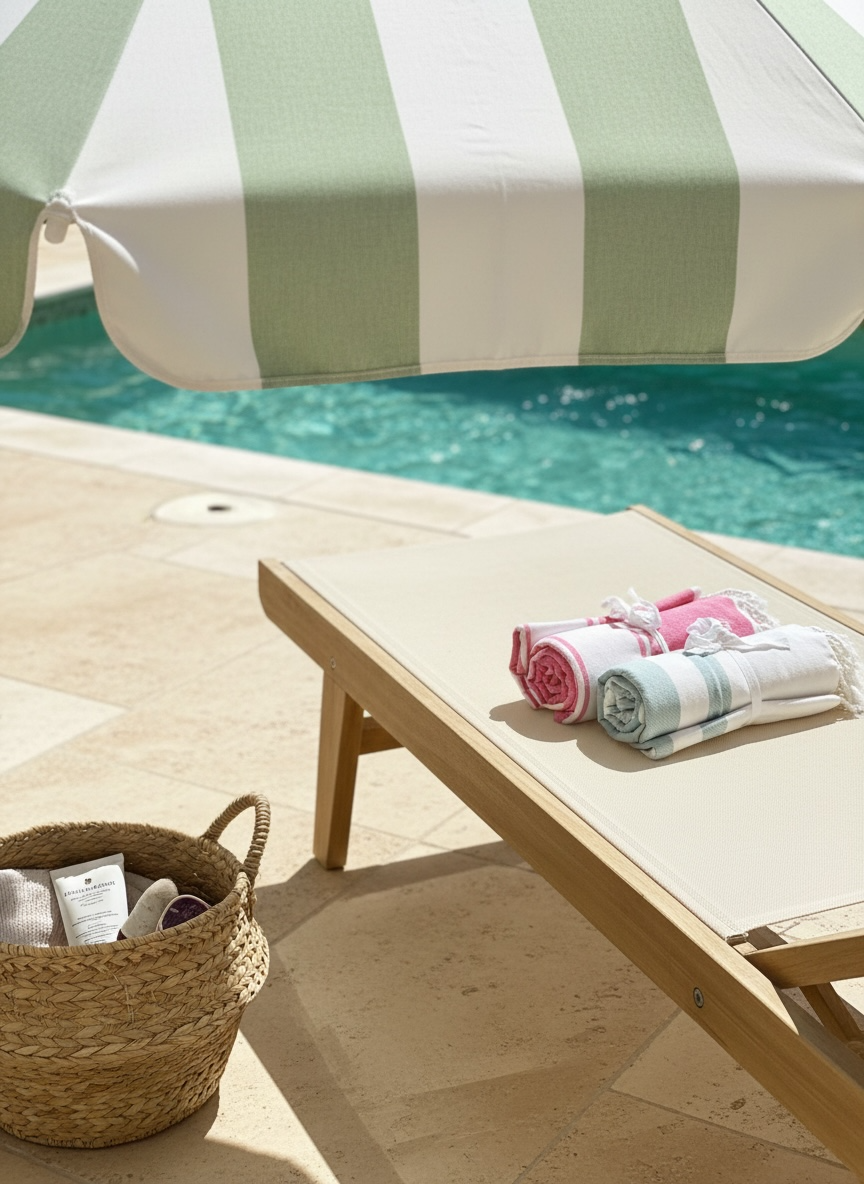 Fouta XL Rose