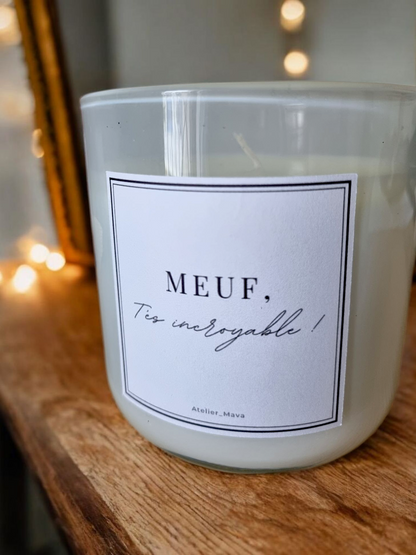 Bougie personnalisée