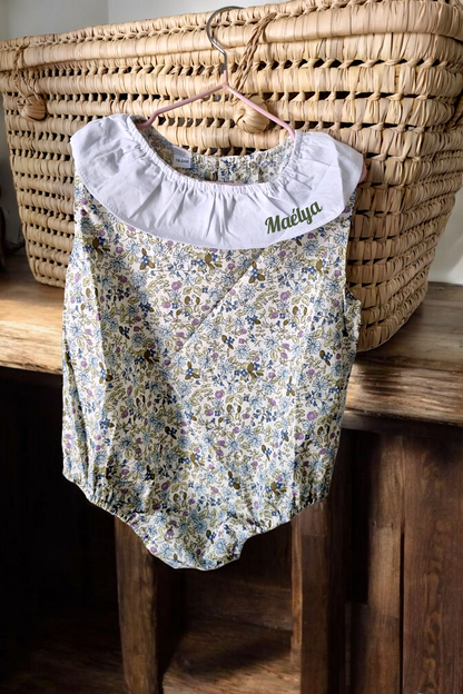 Barboteuse fleurie légère