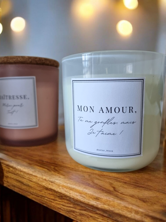 Bougie personnalisée