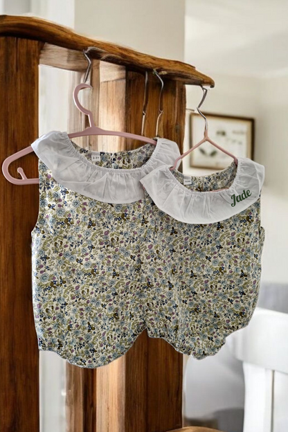 Barboteuse fleurie légère