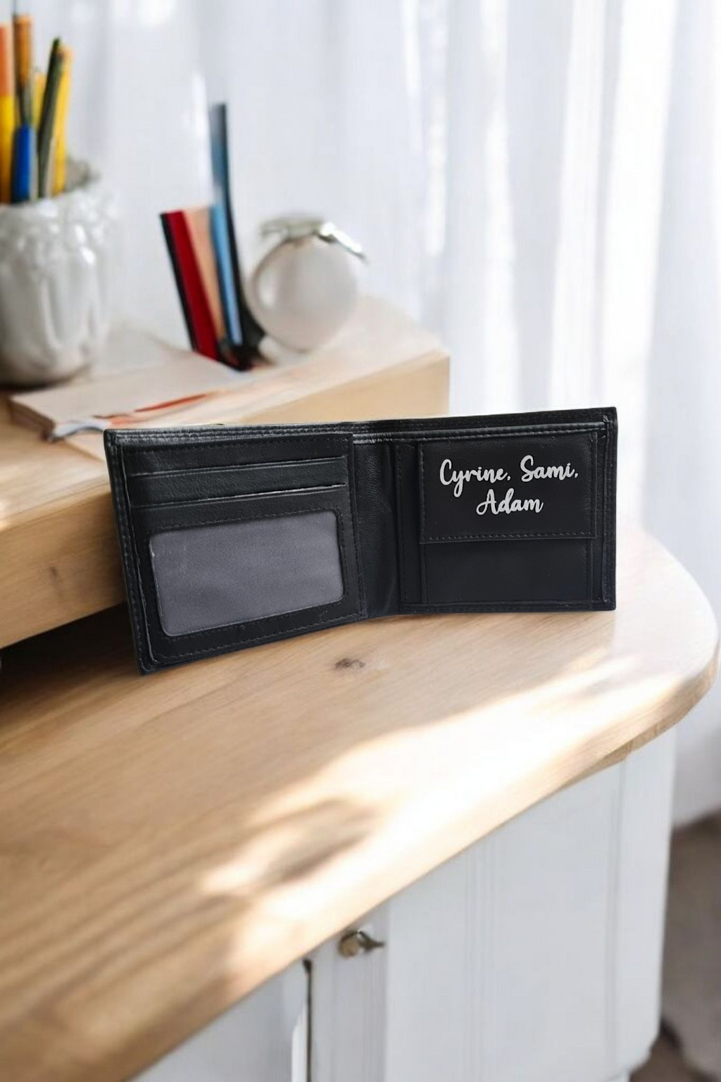 Porte feuille en cuir