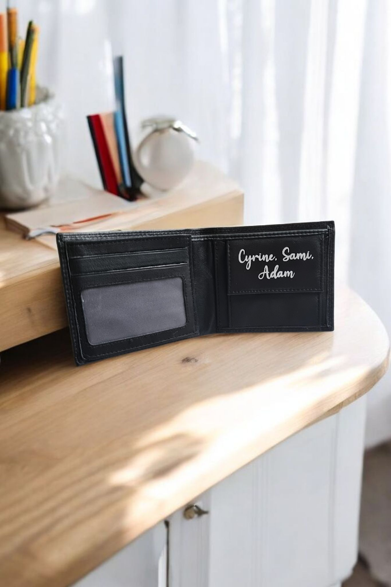 Porte feuille en cuir