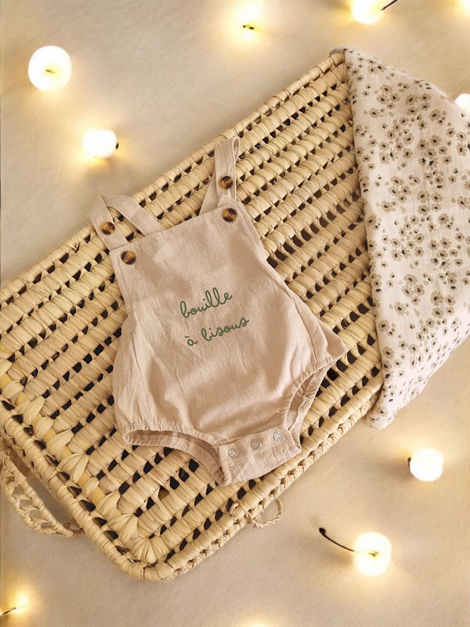 🐨 Barboteuse beige